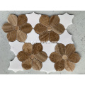 Blumenförmige Mosaikfliese für Dekoration
